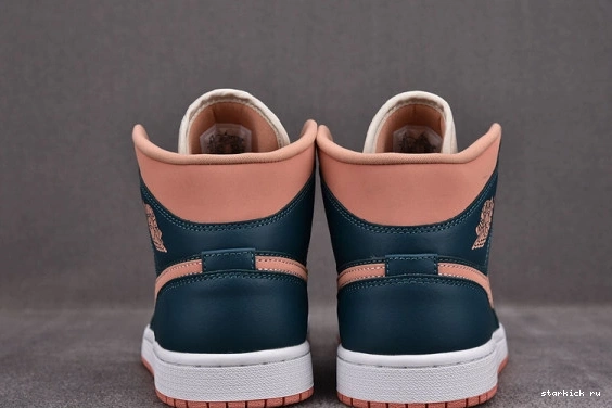 BQ6472-308  Dark Mid 1 BQ6472-308 Jordan (W) Green Teal 0721